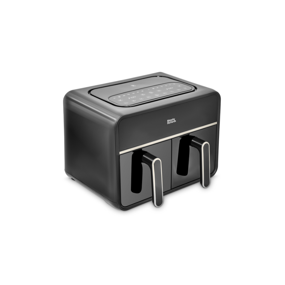 Digitale Heißluftfritteuse mit Doppelkorb, 7,2 Liter