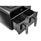 Digitale Heißluftfritteuse mit Doppelkorb, 7,2 Liter