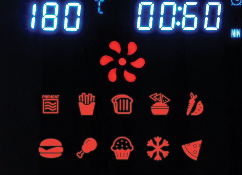 Digitale 3-Liter-Heißluftfritteuse in Roségold