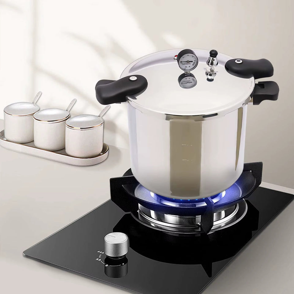 23L Hochdruck-Küchenkocher mit Manometer & Sicherheitsventil