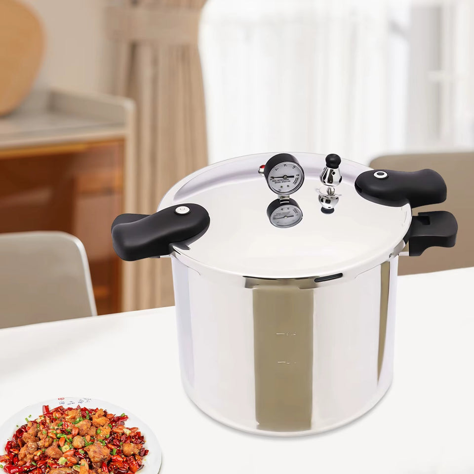 23L Hochdruck-Küchenkocher mit Manometer & Sicherheitsventil